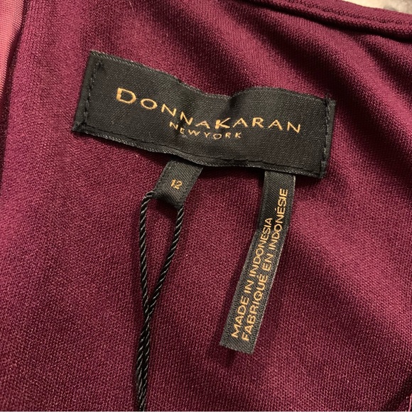 Donna Karan Purple Lace Split Butterfly Sleeve - Picture 7 of 8